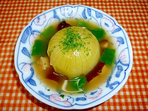 玉ねぎ丸ごとスープ